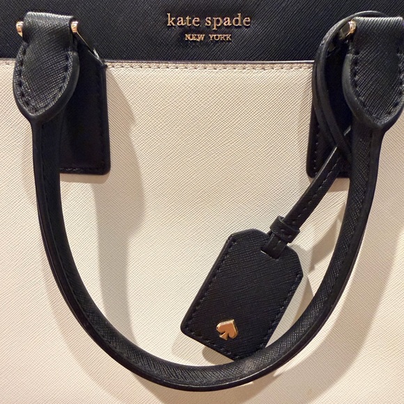 Kate Spade Purse Color Block Medium Cameron Leather Satchel Handbag - Picture 3 of 3
